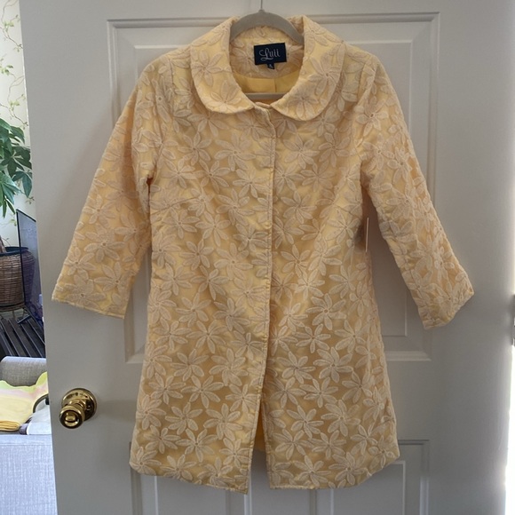 Luii Yellow Daisy Spring Jacket. Size Small. NEW with Tags. - Picture 7 of 11